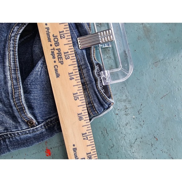 Evan-X Mens Slim Stretch Jeans W32 L30 Basic Blue Wash Denim - Picture 6 of 8